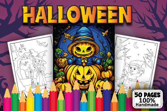 A Brand Designer's Review of 50 Halloween Coloring Pages Graphics