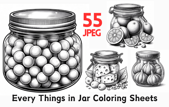 A Brand Designer's Review of Every Things in Jar Coloring Sheets Graphics