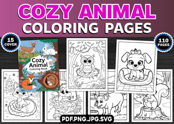 A Designer's Review of Cozy Animal Coloring Pages