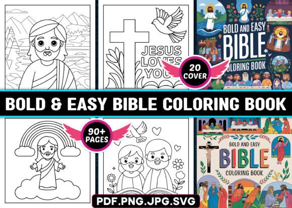 A Practical Review of Bold and Easy Bible Coloring Pages for Creators