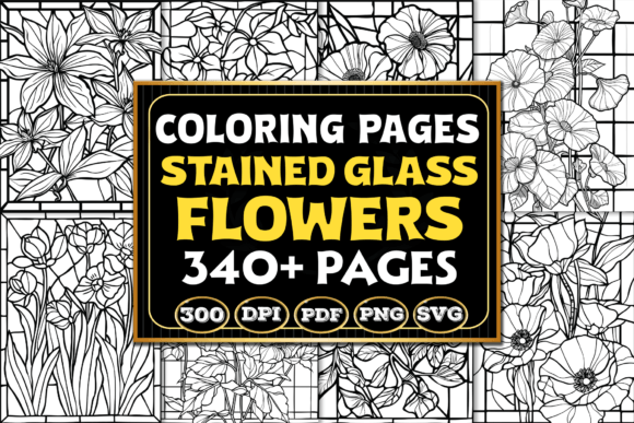 A Practical Review of Stained Glass Flowers Graphics for Coloring Pages