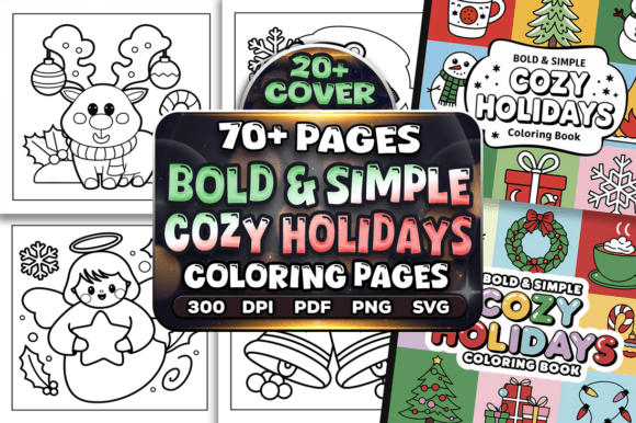 A Professional Review of the Cozy Holidays Coloring Graphics Bundle