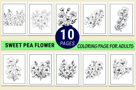 A Sweet Pea Graphic Asset for Local Branding & Packaging