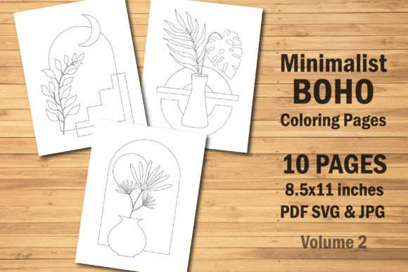 Assessing Minimalist Boho Coloring Pages for Client Projects