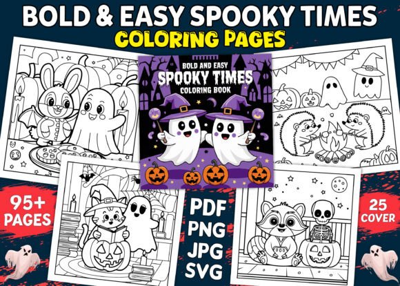 Bold Easy Spooky Times Coloring Pages: An Embroidery Designer's Review