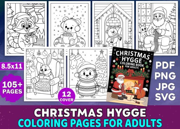 Christmas Hygge Coloring Pages: A Brand Designer’s Review