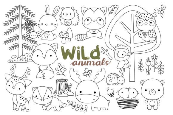 Elevating Editorial Design with Jungle Animal Graphics