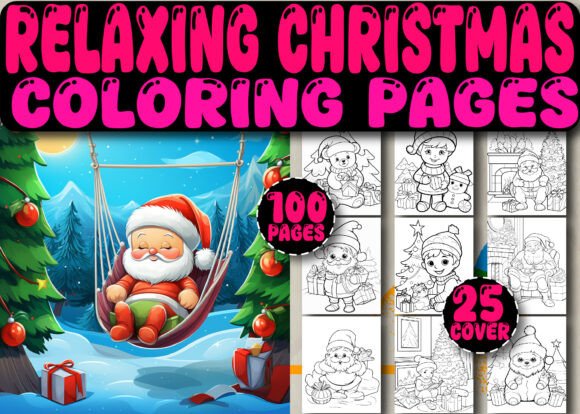 Relaxing Christmas Graphics for Modern Coloring Pages Amp Campaigns