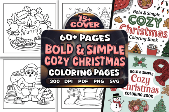 Reviewing the Cozy Christmas Coloring Pages Bundle for Product Creation