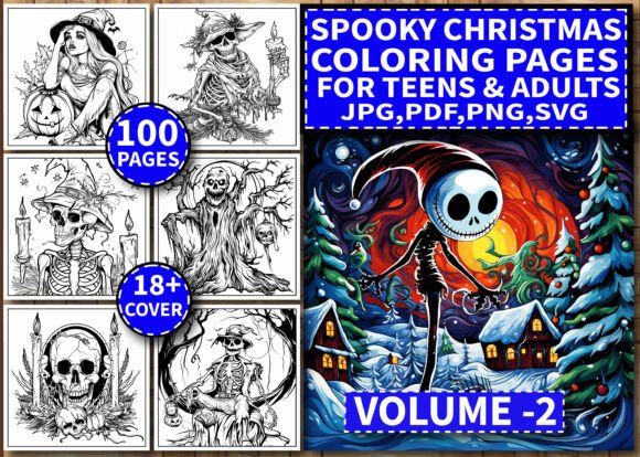 Reviewing the Spooky Christmas Graphics for Brand Coloring Pages Amp