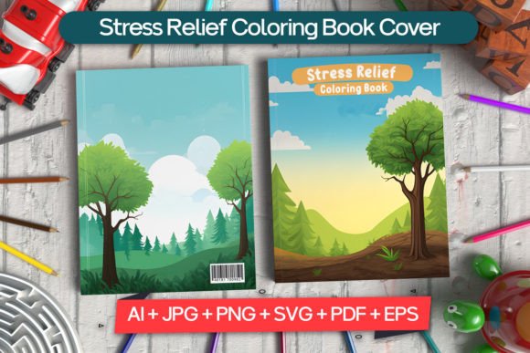 Reviewing the Stress Relief Coloring Book Cover for Craft Projects