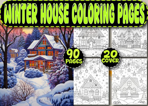 Winter Houses as a Cozy Embroidery Theme